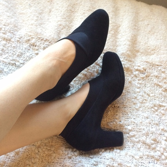 Pas de Rouge Shoes - Pas De Rouge Black Italian Leather Booties 40